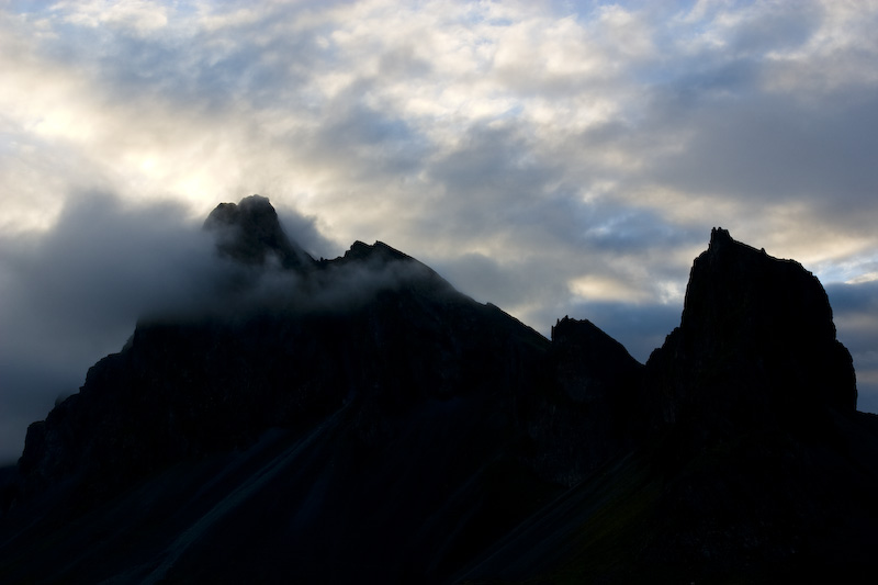 Sunset Behind Ridge